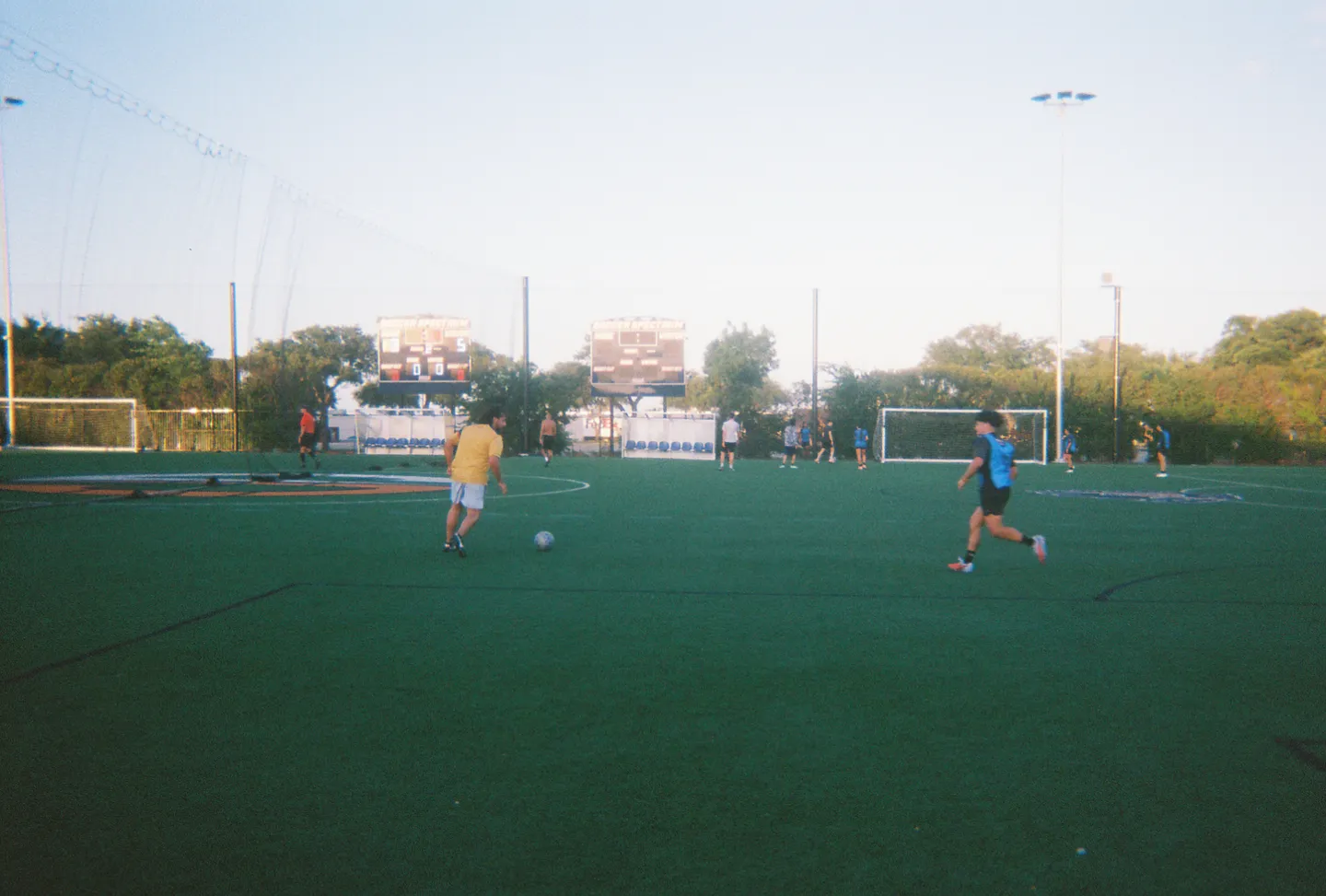 Men's outdoor league golden hour
